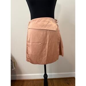 Abercrombie & Fitch Peach Color Wrap Mini Skirt